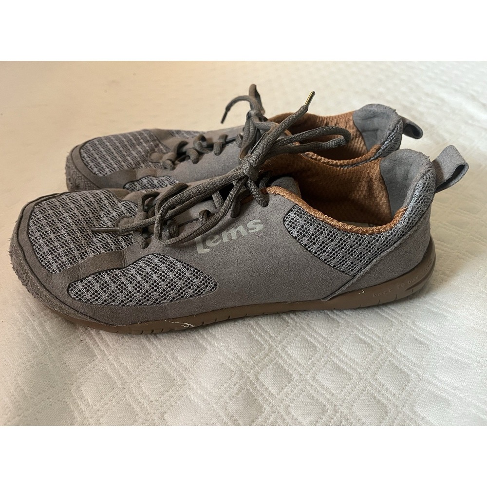Lems Primal 2 Men's Size 42 Minimalist Gray Sneakers Shoes Barefoot Trails - Picture 1 of 8